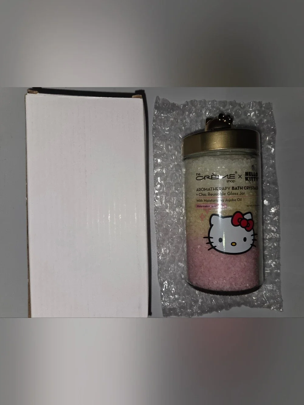 CREME SHOP X Hello Kitty Aromatherapy Bath Crystals Watermelon Lemonade New NIB